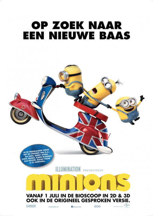1000 piece jigsaw puzzle for the movie poster: Minions (2015) ver5