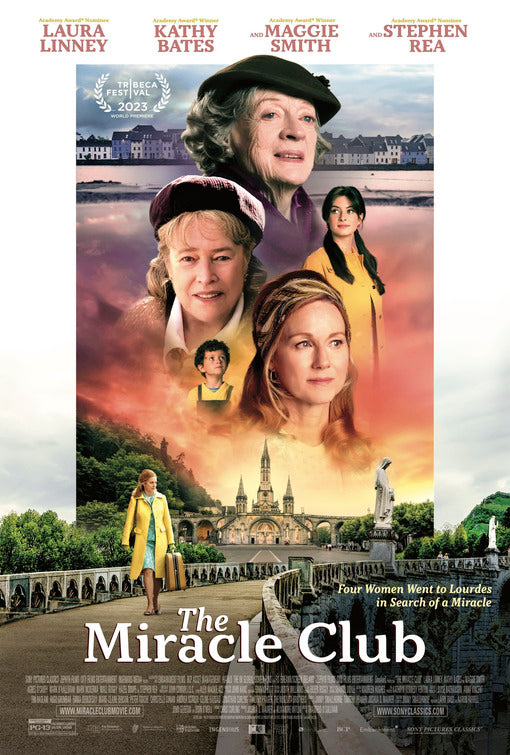 1000 piece jigsaw puzzle for the movie poster: The Miracle Club (2023)