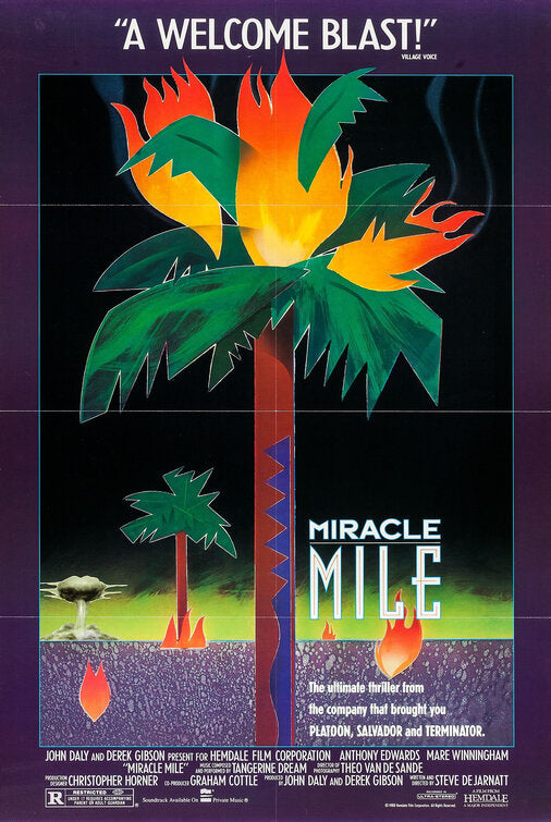 the movie poster: Miracle Mile (1989)