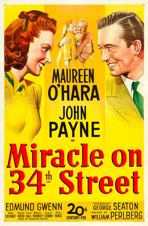 1000 piece jigsaw puzzle for the movie poster: Miracle on 34th Street (1947)