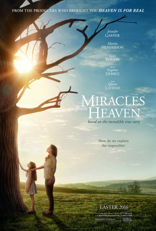 1000 piece jigsaw puzzle for the movie poster: Miracles from Heaven (2016)