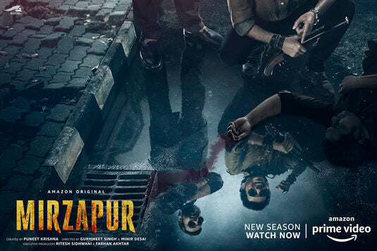 1000 piece jigsaw puzzle for tv poster: Mirzapur, ver12