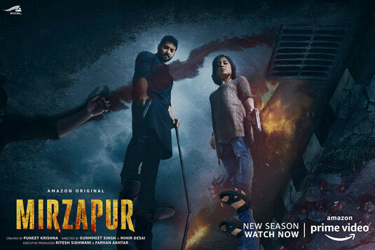 1000 piece jigsaw puzzle for tv poster: Mirzapur, ver5