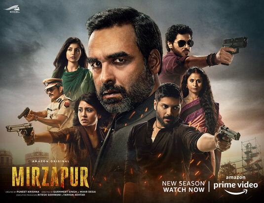 1000 piece jigsaw puzzle for tv poster: Mirzapur, ver9