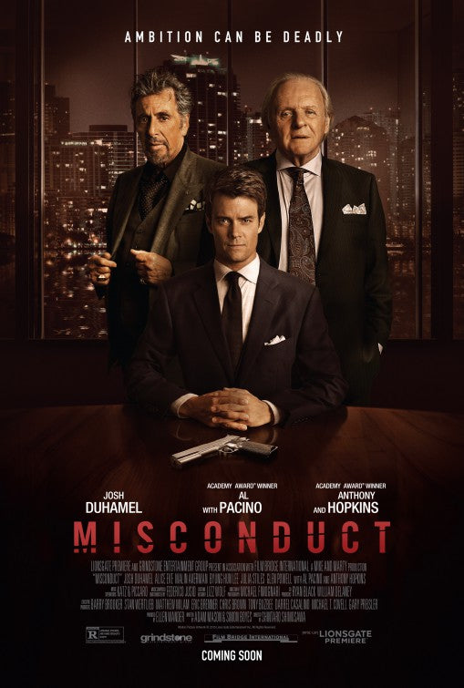1000 piece jigsaw puzzle for the movie poster: Misconduct (2016)