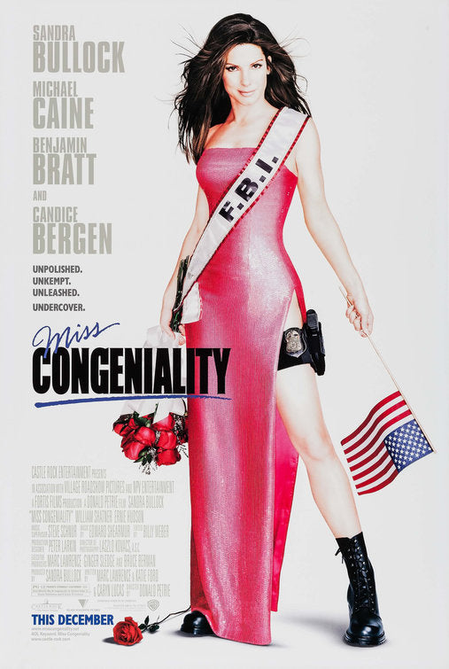 1000 piece jigsaw puzzle for the movie poster: Miss Congeniality (2000)