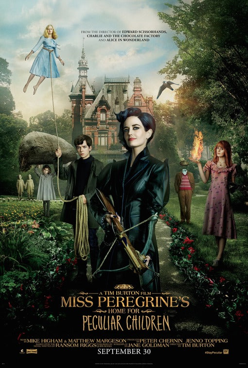 1000 piece jigsaw puzzle for the movie poster: Miss Peregrine's Home for Peculiar Children (2016)