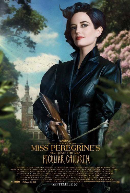 1000 piece jigsaw puzzle for the movie poster: Miss Peregrine's Home for Peculiar Children (2016) ver4