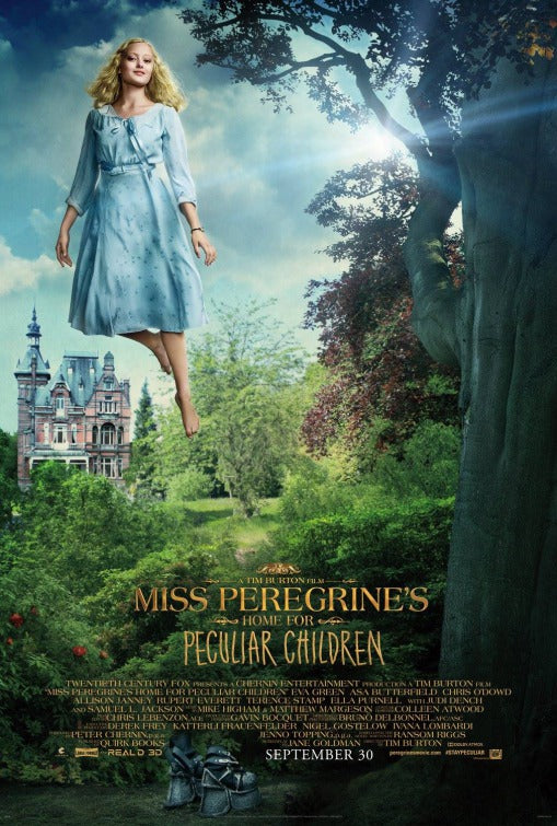 1000 piece jigsaw puzzle for the movie poster: Miss Peregrine's Home for Peculiar Children (2016) ver6