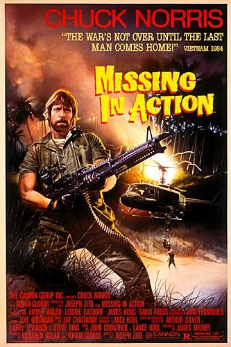 the movie poster: Missing in Action (1984)