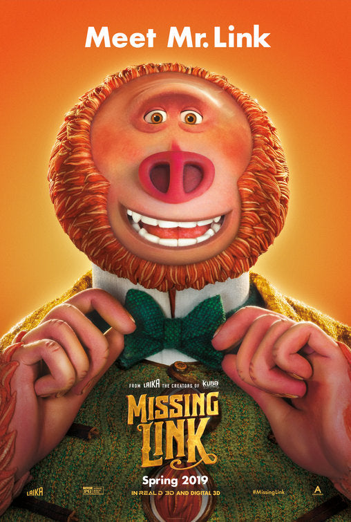 1000 piece jigsaw puzzle for the movie poster: Missing Link (2019)
