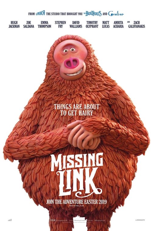 1000 piece jigsaw puzzle for the movie poster: Missing Link (2019) ver2