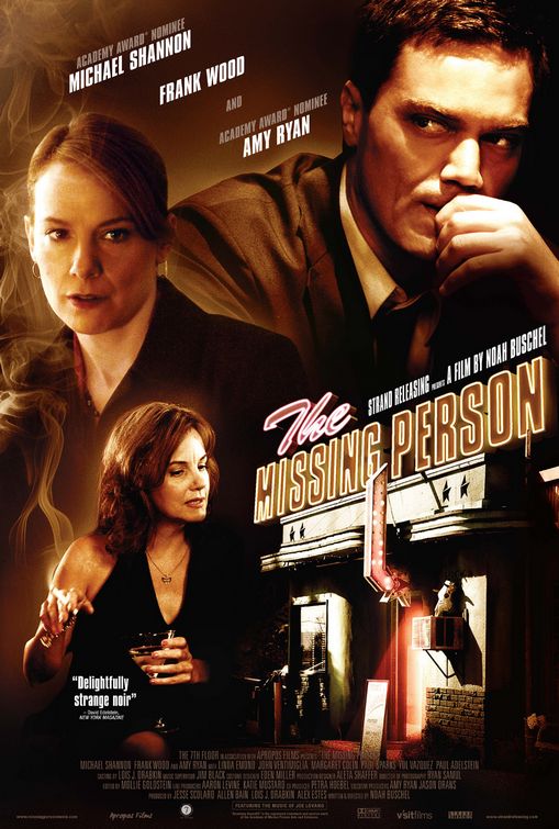 1000 piece jigsaw puzzle for the movie poster: The Missing Person (2009)