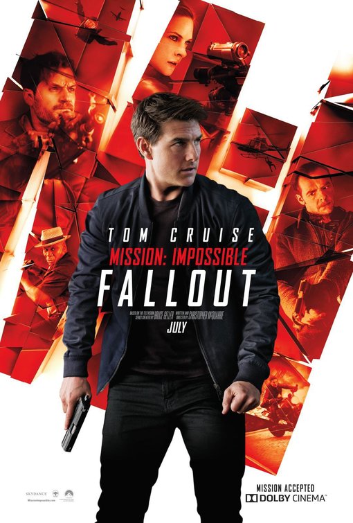 1000 piece jigsaw puzzle for the movie poster: Mission: Impossible - Fallout (2018) ver16