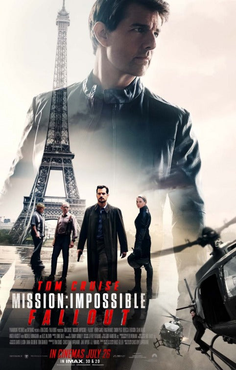 1000 piece jigsaw puzzle for the movie poster: Mission: Impossible - Fallout (2018) ver4