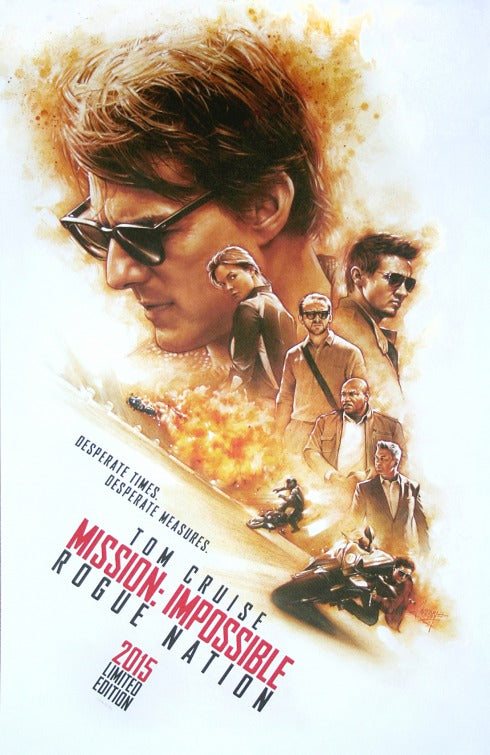 1000 piece jigsaw puzzle for the movie poster: Mission: Impossible - Rogue Nation (2015) ver15