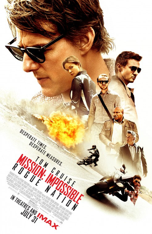 1000 piece jigsaw puzzle for the movie poster: Mission: Impossible - Rogue Nation (2015) ver9