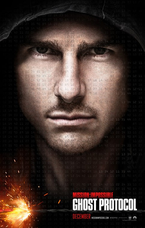 1000 piece jigsaw puzzle for the movie poster: Mission: Impossible - Ghost Protocol (2011)