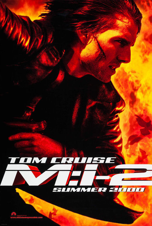 1000 piece jigsaw puzzle for the movie poster: Mission: Impossible 2 (2000) ver1