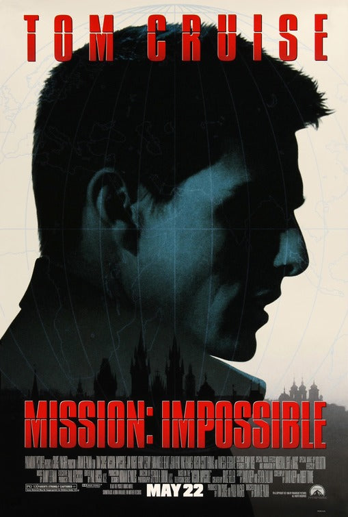 1000 piece jigsaw puzzle for the movie poster: Mission: Impossible (1996) ver2