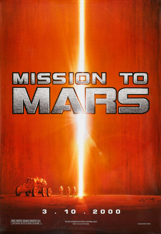 1000 piece jigsaw puzzle for the movie poster: Mission to Mars (2000)