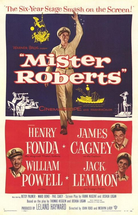 the movie poster: Mister Roberts (1955)