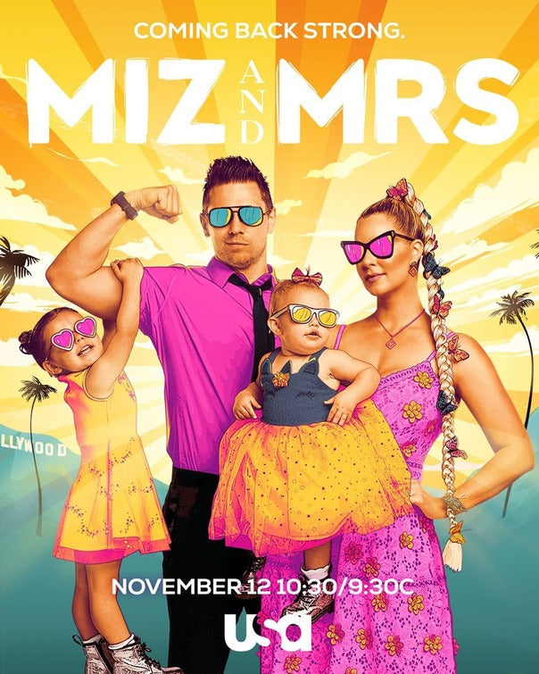 1000 piece jigsaw puzzle for tv poster: Miz & Mrs.