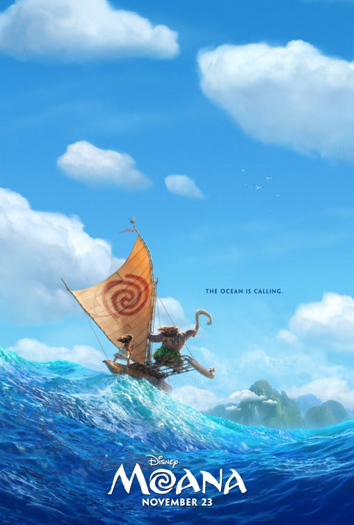 1000 piece jigsaw puzzle for the movie poster: Moana (2016)