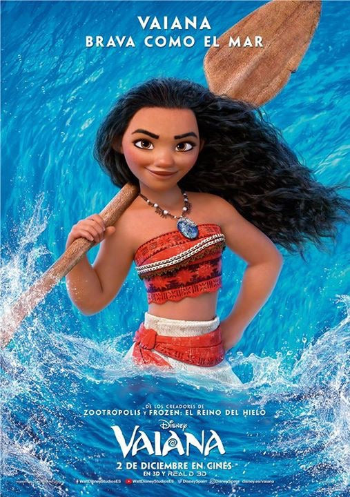 1000 piece jigsaw puzzle for the movie poster: Moana (2016) ver11