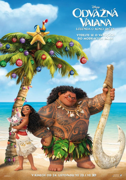 1000 piece jigsaw puzzle for the movie poster: Moana (2016) ver13