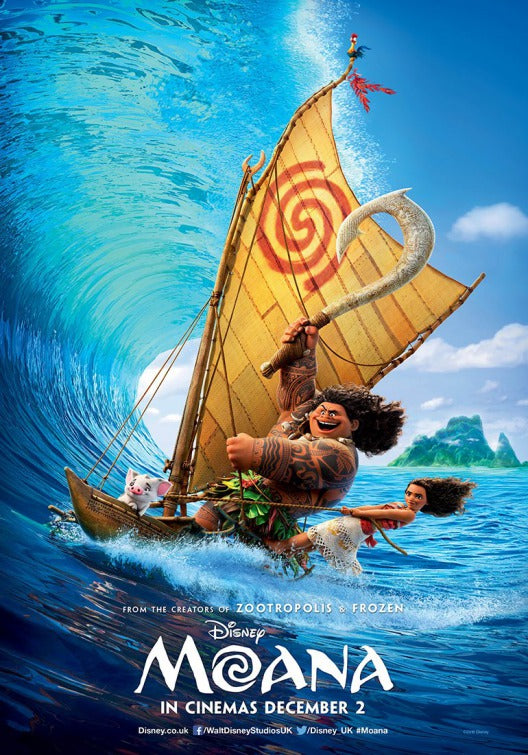 1000 piece jigsaw puzzle for the movie poster: Moana (2016) ver5