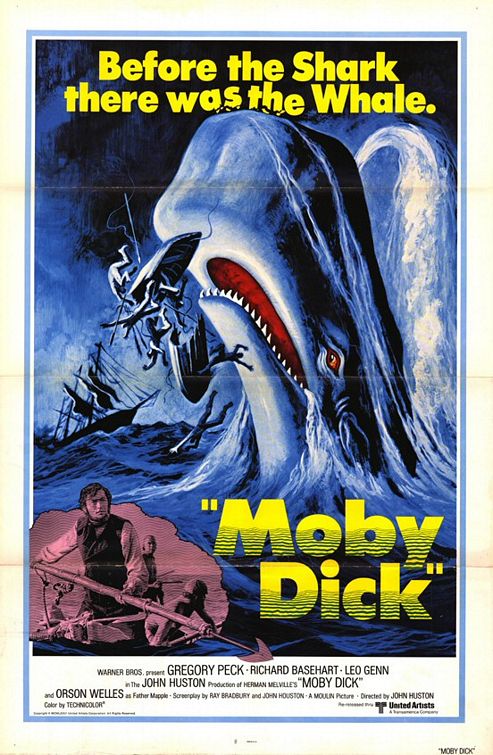 the movie poster: Moby Dick (1956)
