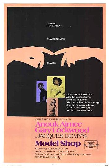the movie poster: Model Shop (1969)