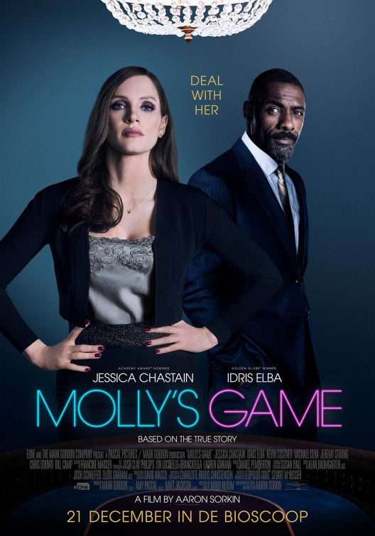 1000 piece jigsaw puzzle for the movie poster: Molly's Game (2017) ver3