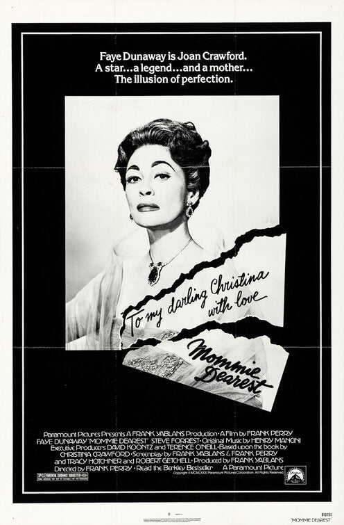 the movie poster: Mommie Dearest (1981)