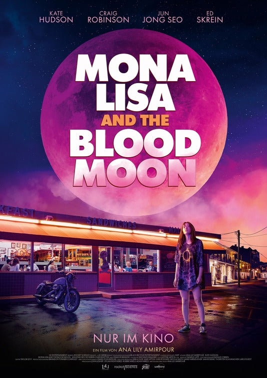 1000 piece jigsaw puzzle for the movie poster: Mona Lisa and the Blood Moon (2022)