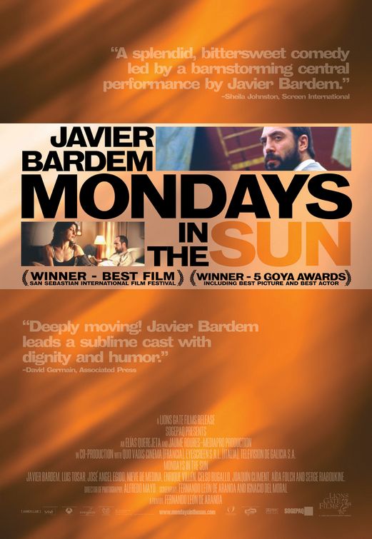 the movie poster: Mondays in the Sun (2003)