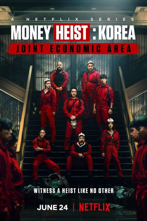 1000 piece jigsaw puzzle for tv poster: Money Heist: Korea - Joint Economic Area