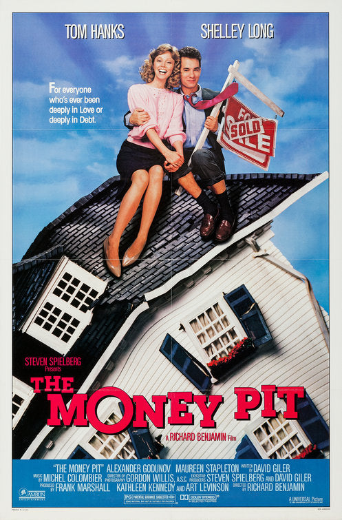 the movie poster: The Money Pit (1986)