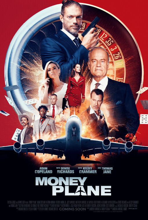 1000 piece jigsaw puzzle for the movie poster: Money Plane (2020)