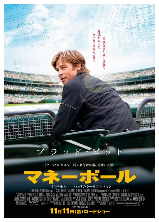 1000 piece jigsaw puzzle for the movie poster: Moneyball (2011) ver3