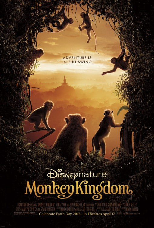1000 piece jigsaw puzzle for the movie poster: Monkey Kingdom (2015)