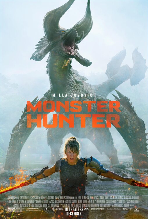 1000 piece jigsaw puzzle for the movie poster: Monster Hunter (2020) ver3