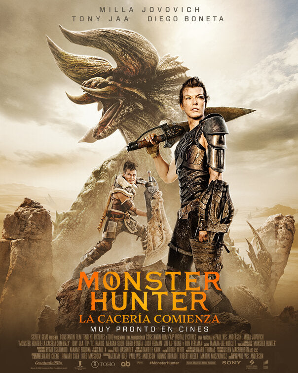 1000 piece jigsaw puzzle for the movie poster: Monster Hunter (2020) ver4