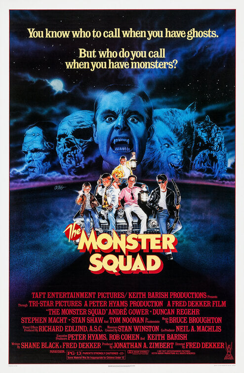 the movie poster: The Monster Squad (1987)