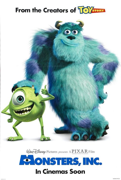 the movie poster: Monsters, Inc. (2001) ver1