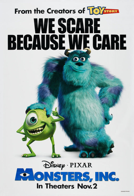 1000 piece jigsaw puzzle for the movie poster: Monsters, Inc. (2001) ver10