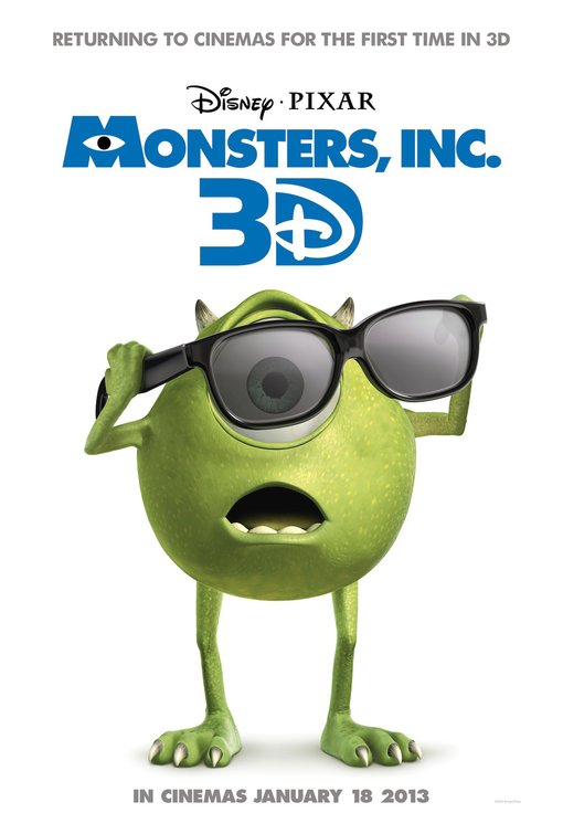 1000 piece jigsaw puzzle for the movie poster: Monsters, Inc. (2001) ver5