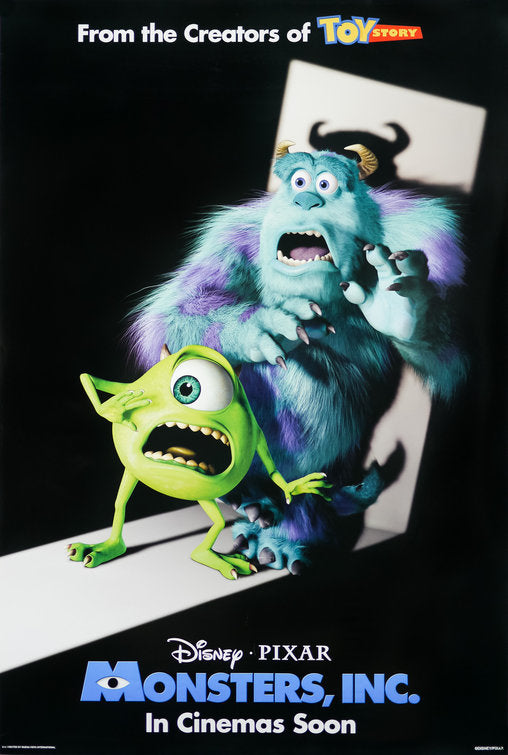 1000 piece jigsaw puzzle for the movie poster: Monsters, Inc. (2001) ver7