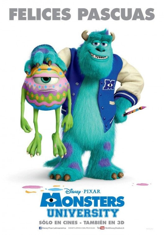 1000 piece jigsaw puzzle for the movie poster: Monsters University (2013) ver11